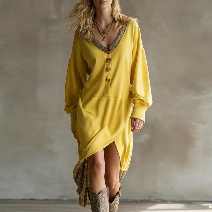 Erin Asymmetrical Maxi Dress