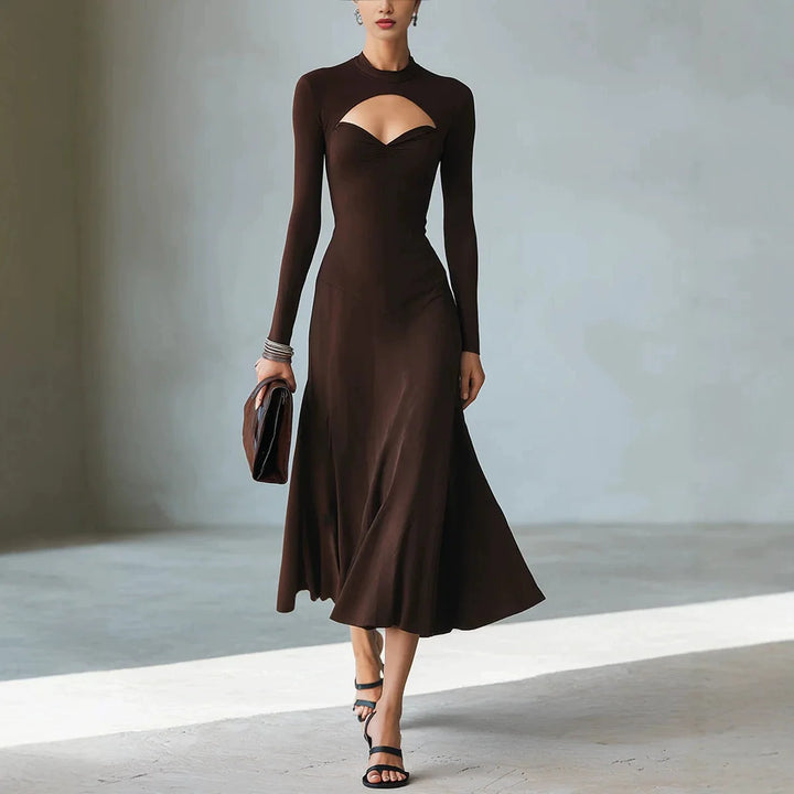 Lydia Cutout Front Midi Dress