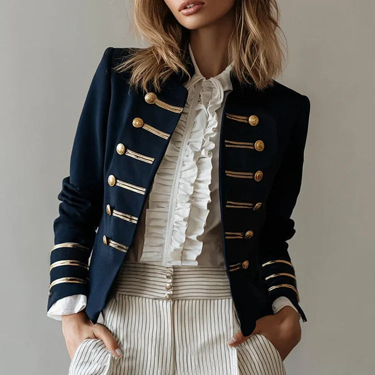 Camille Tailored Military Jacket.