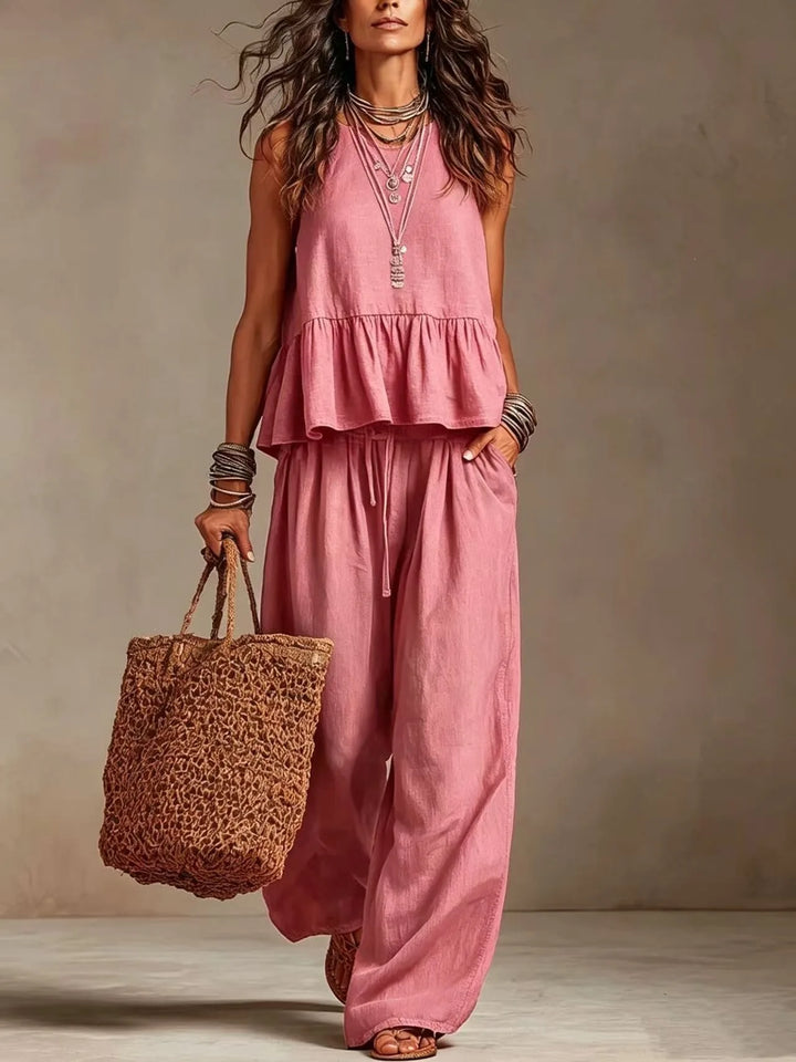 Jillian Ruffle Everyday Matching Set