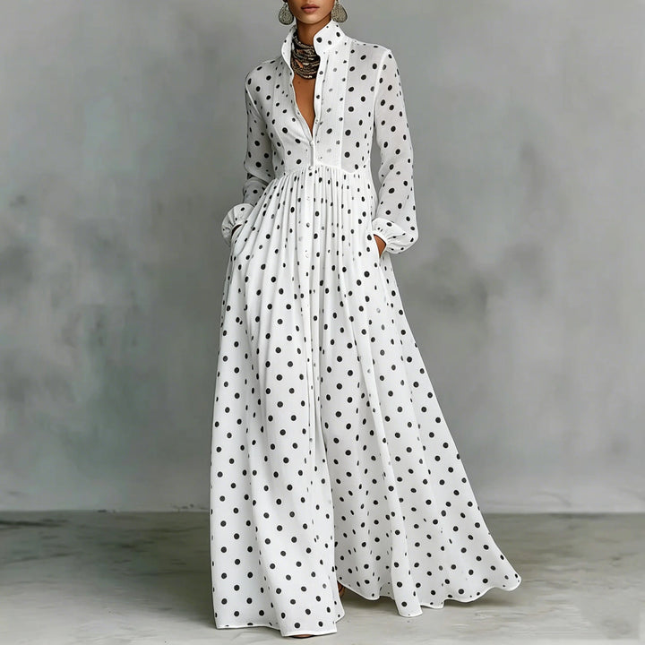 Margot Polka Dot Maxi Dress