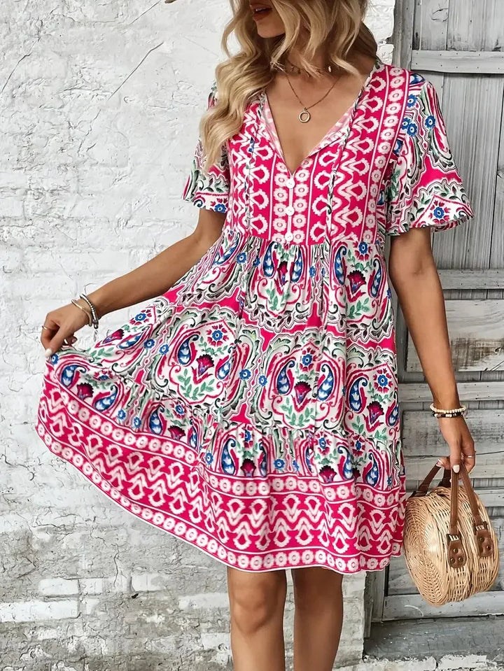 Everly Bohemian Mini Dress