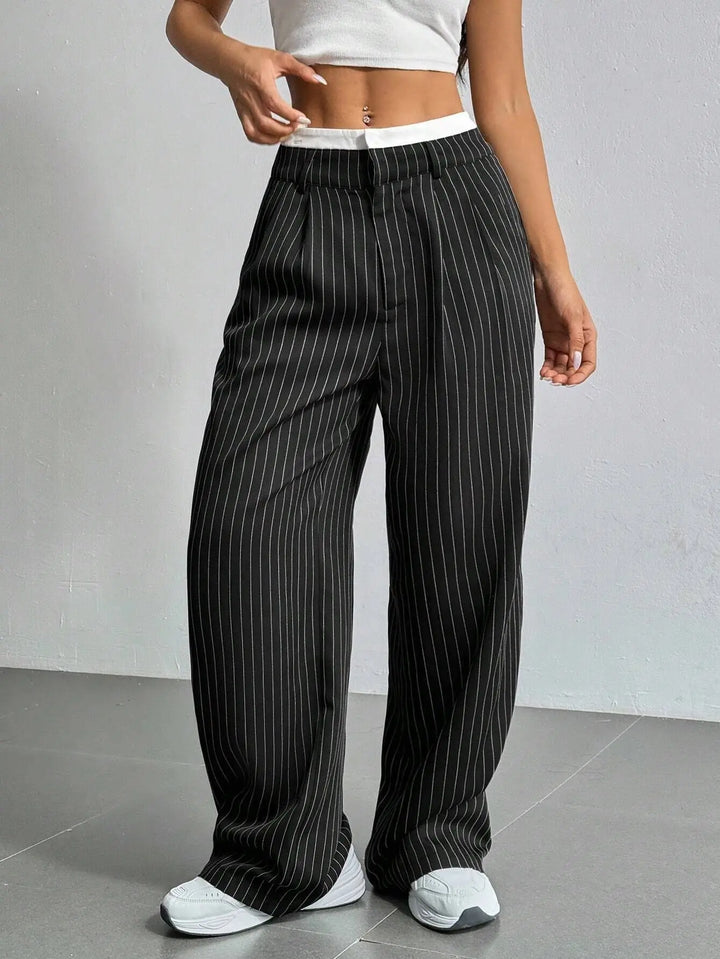 Jolie Classic Striped Pants