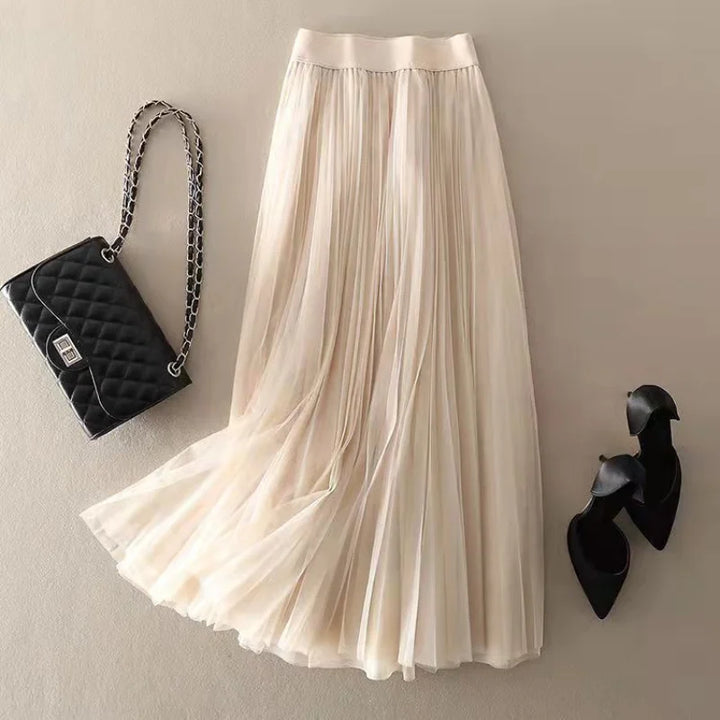 Morgan Pleated Flowy Skirt