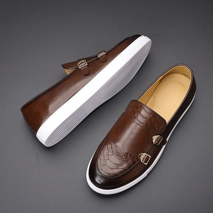 Gary Monk Strap Leather Loafers