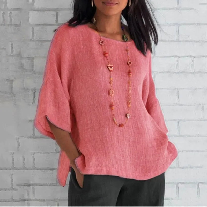 Maren Relaxed Cotton Blouse
