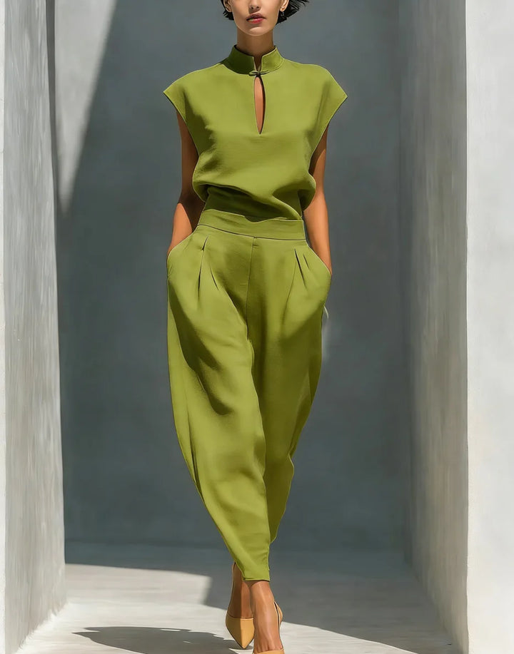 Tiffany Cap Sleeve Jumpsuit