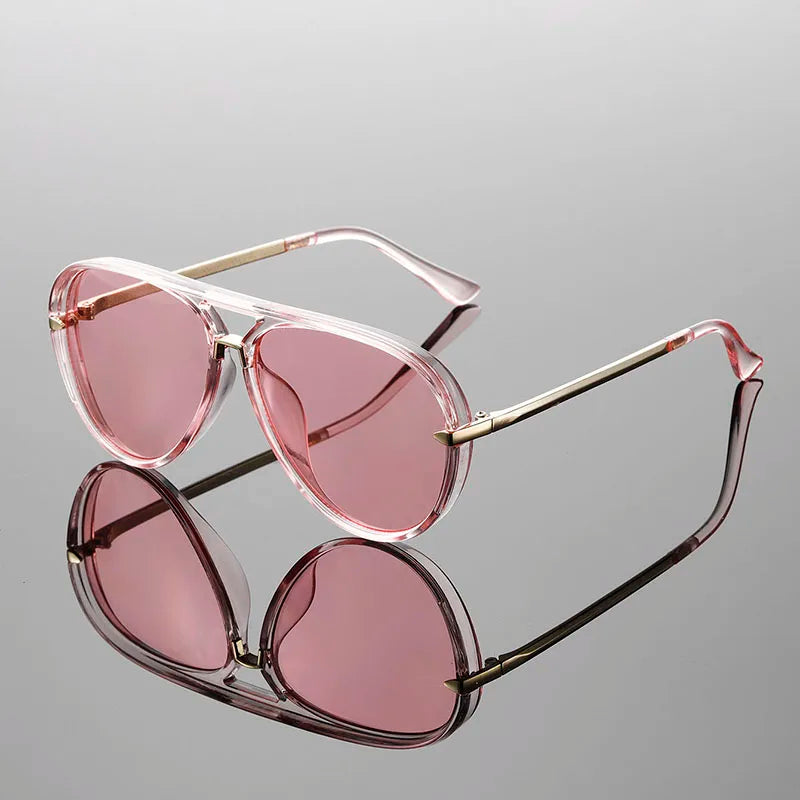 Vance Retro Aviator Sunglasses
