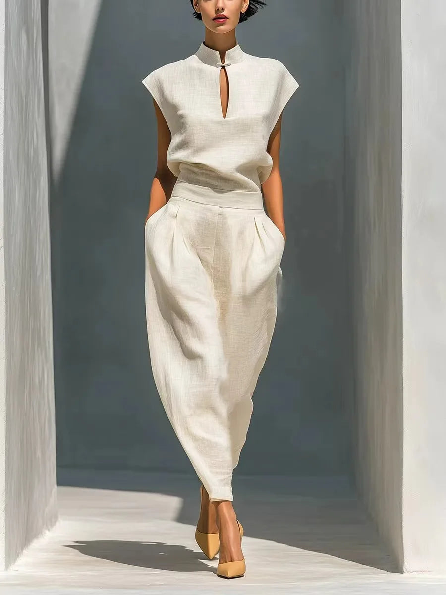 Tiffany Cap Sleeve Jumpsuit
