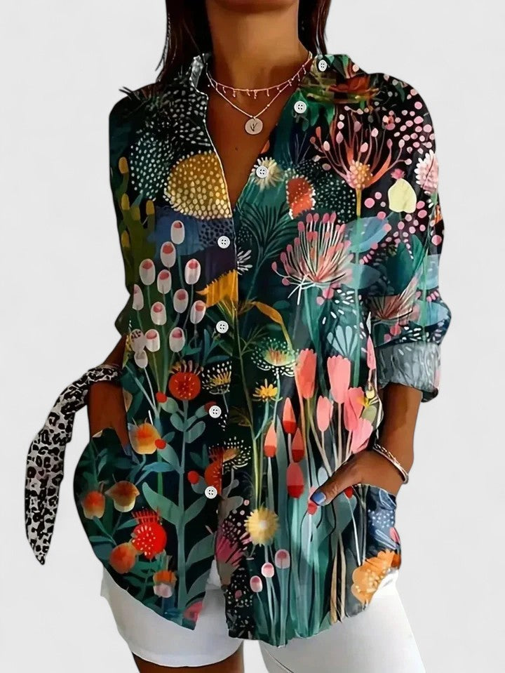 Kaylee Floral Print Blouse