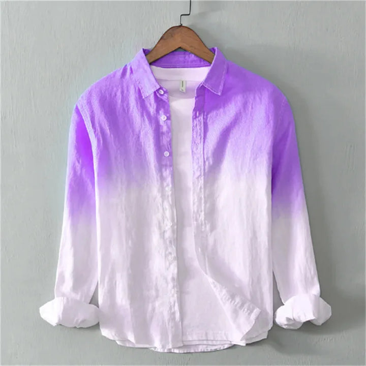 Evan Ombre Button Front Shirt