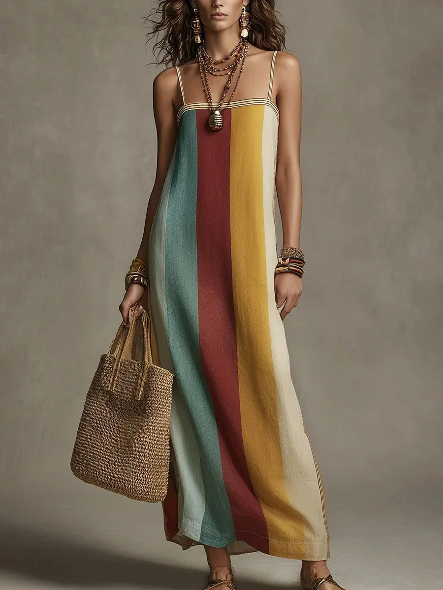 Everly Elegant Spaghetti Strap Maxi Dress