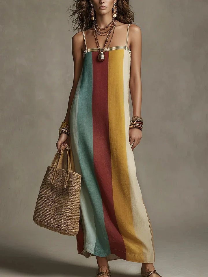 Everly Elegant Spaghetti Strap Maxi Dress