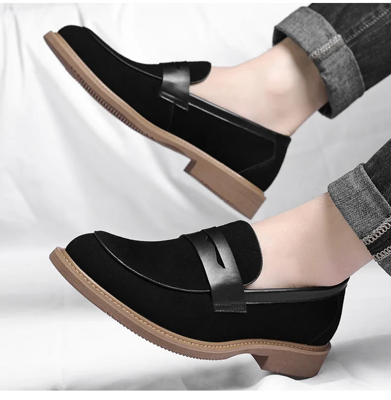 Joshua Suede Slip-On Loafers