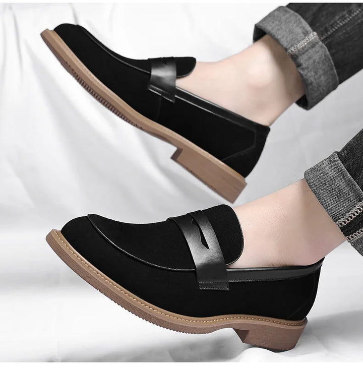 Joshua Suede Slip-On Loafers