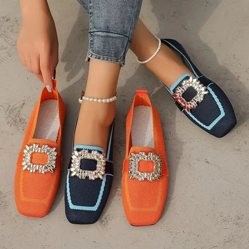 Siena Breathable Knit Slip On Loafers