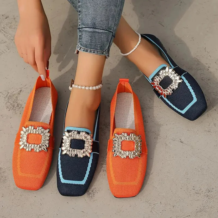 Siena Breathable Knit Slip On Loafers