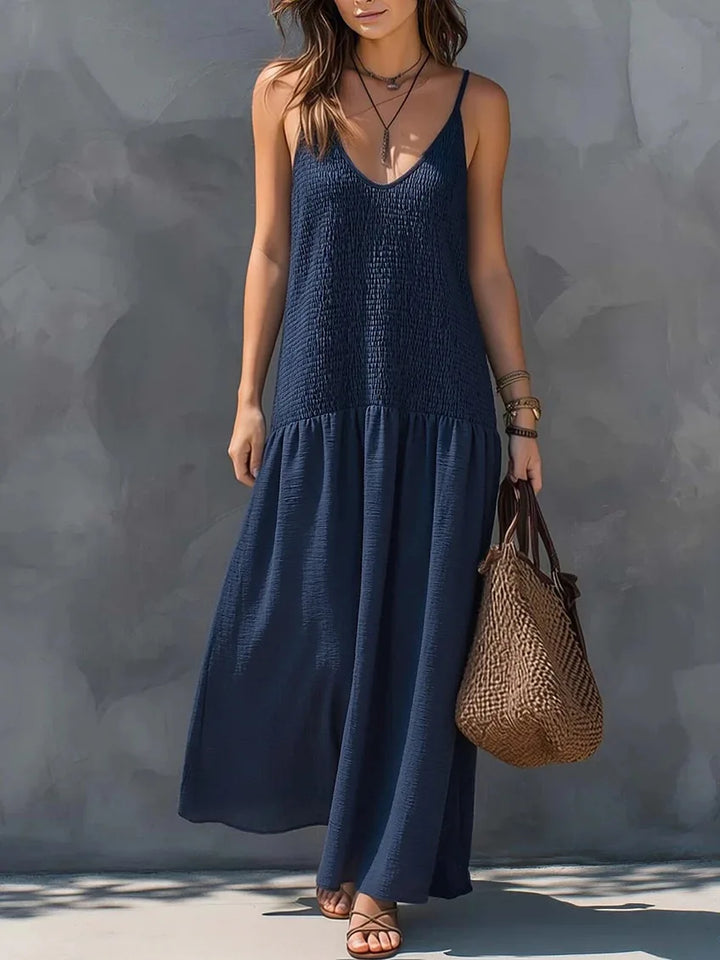 Solene Sophisticated Boho Maxi Dress