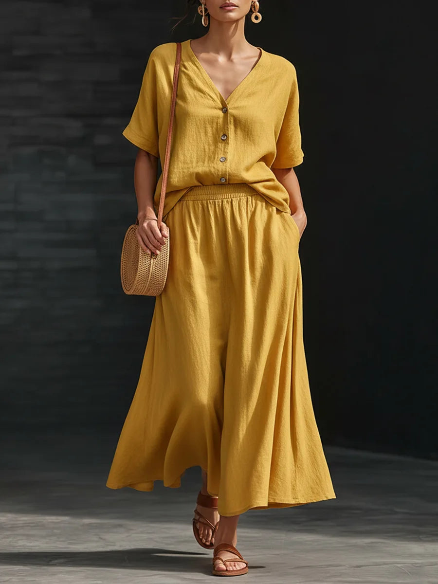 Isla Elegant Relaxed Co-Ord Set
