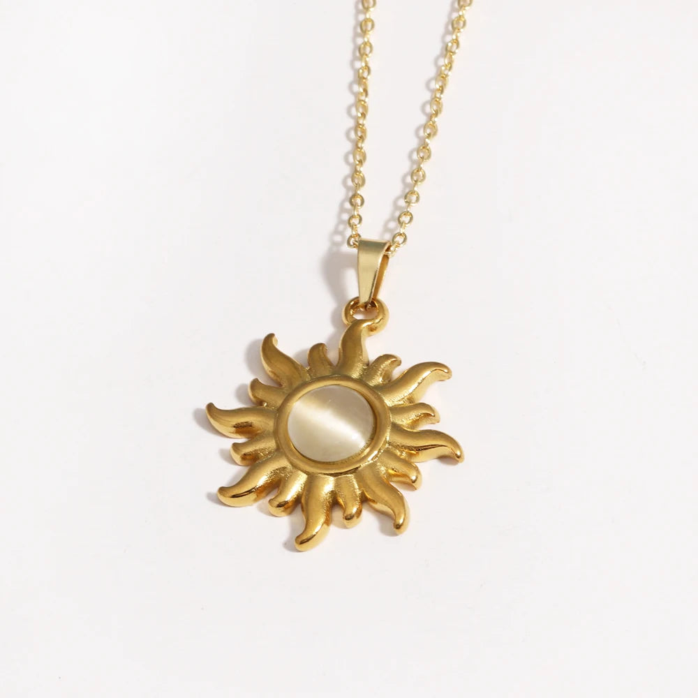 Aurora Spiral Sun Pendant