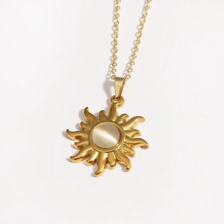 Aurora Spiral Sun Pendant