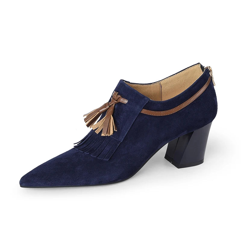 Marcelline Fringe Tassel Pumps