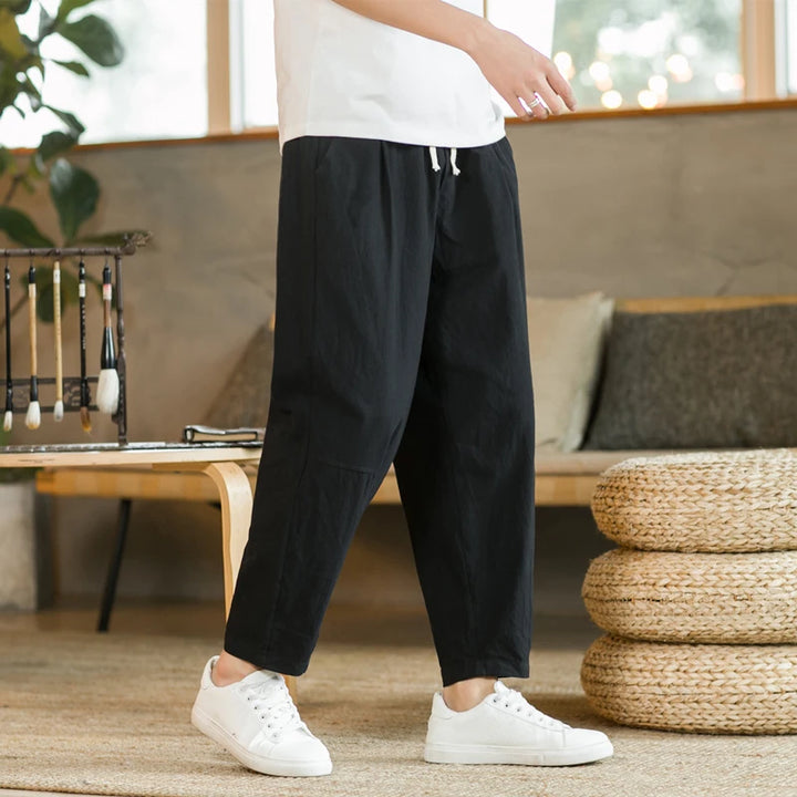 Alberto Loose Drawstring Pants