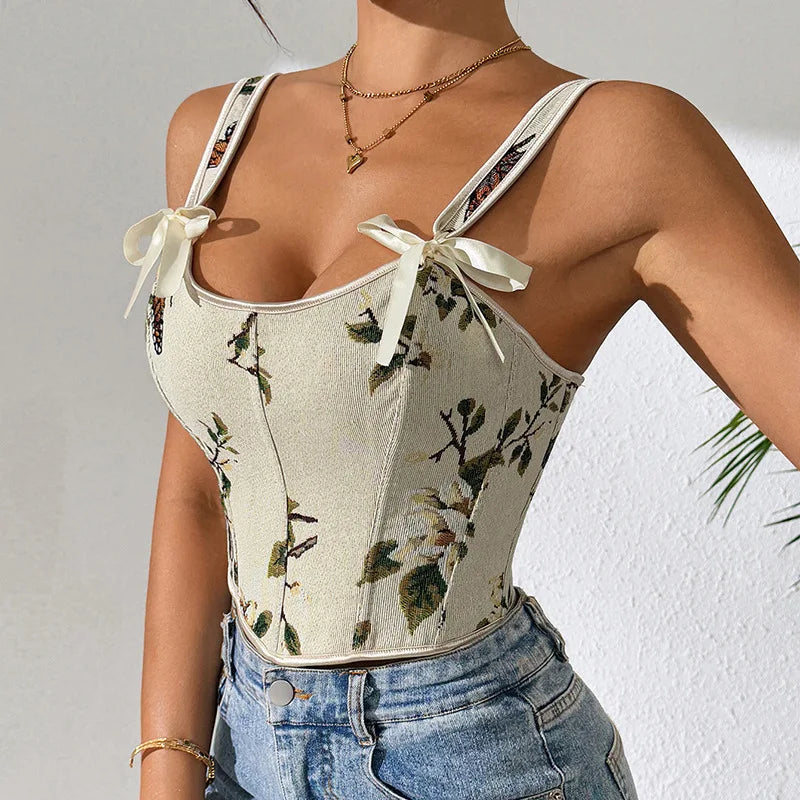 Marlowe Floral Corset Top