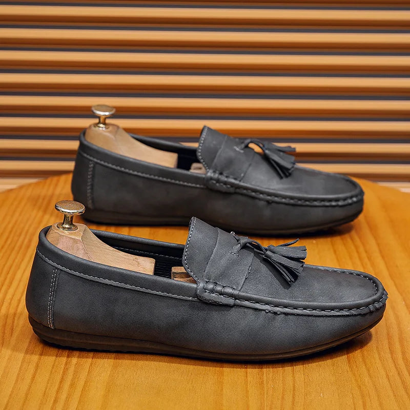 Thomas Leather Slip On Loafers