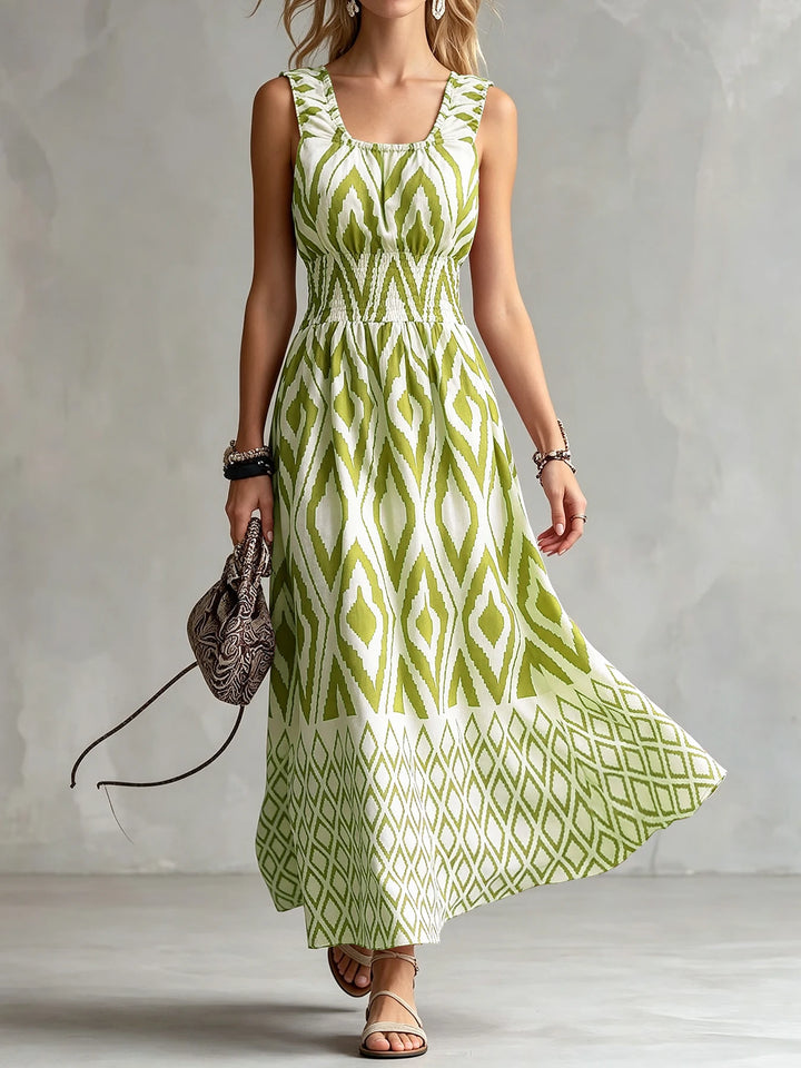Amara Relaxed Bohemian Midi Dress
