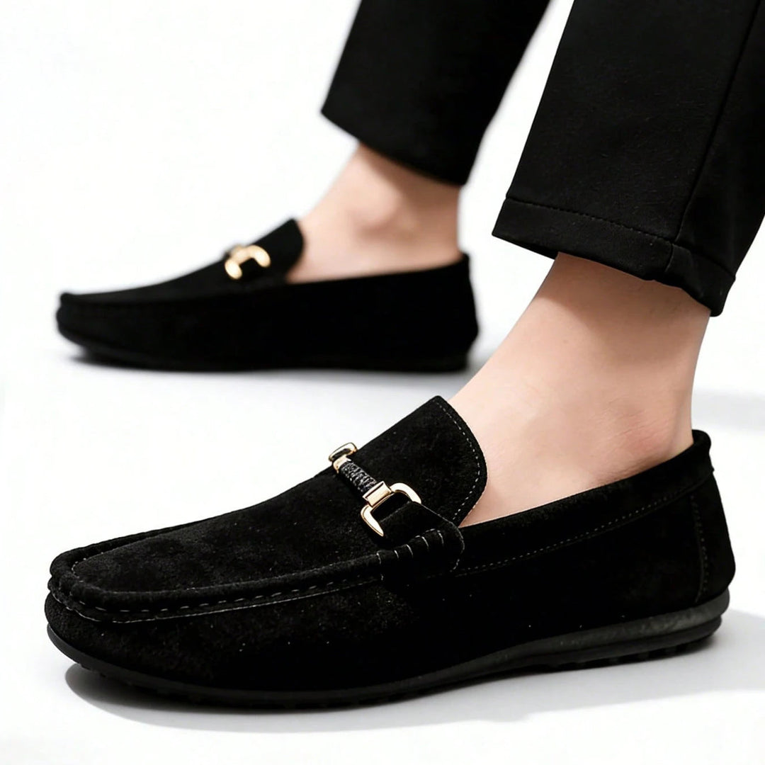 Davidson Suede Slip On Loafers
