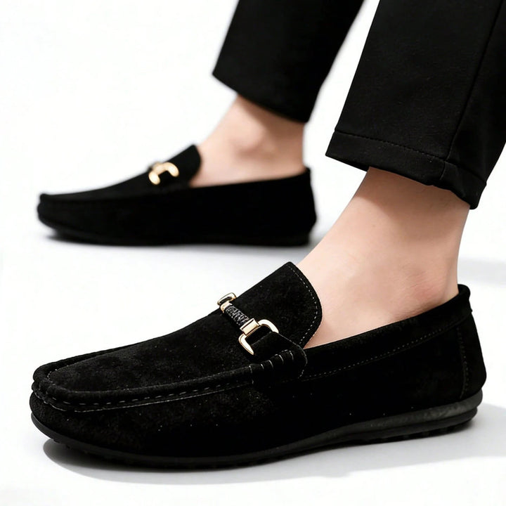 Davidson Suede Slip On Loafers