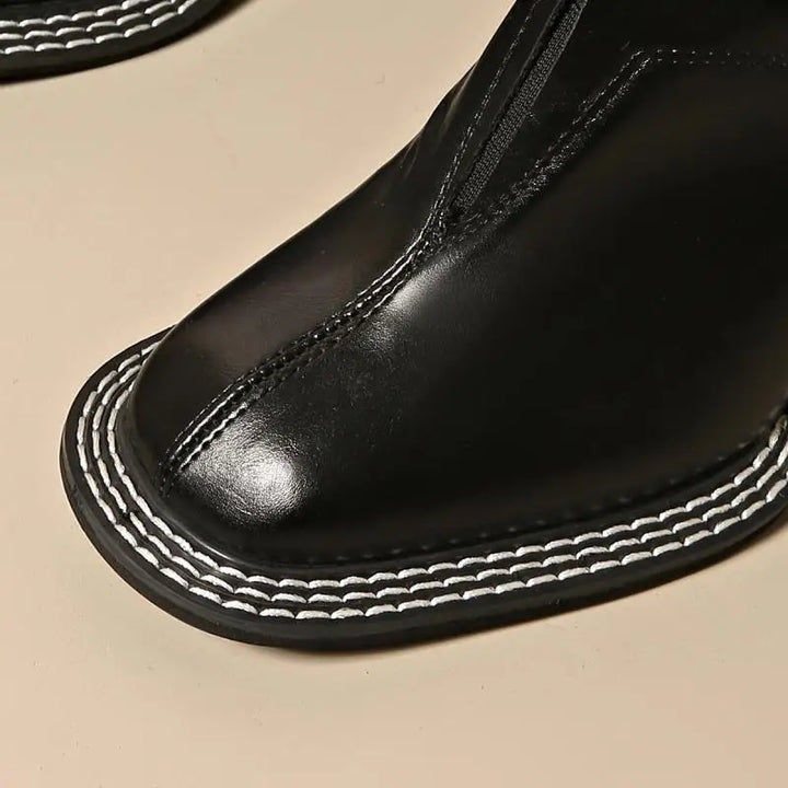 Vesper Contrast Stitch Loafers