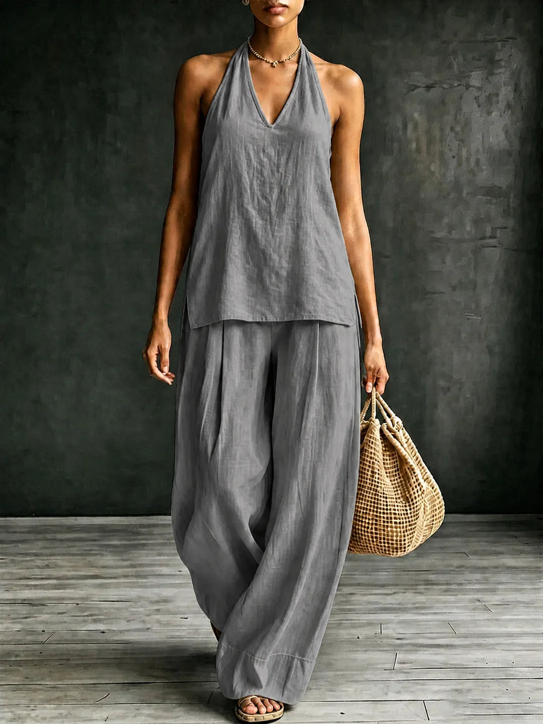 Cassidy Relaxed Wide Leg Jumpsuit