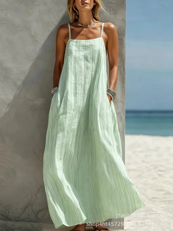 Leony Sleeveless Summer Beach Dress