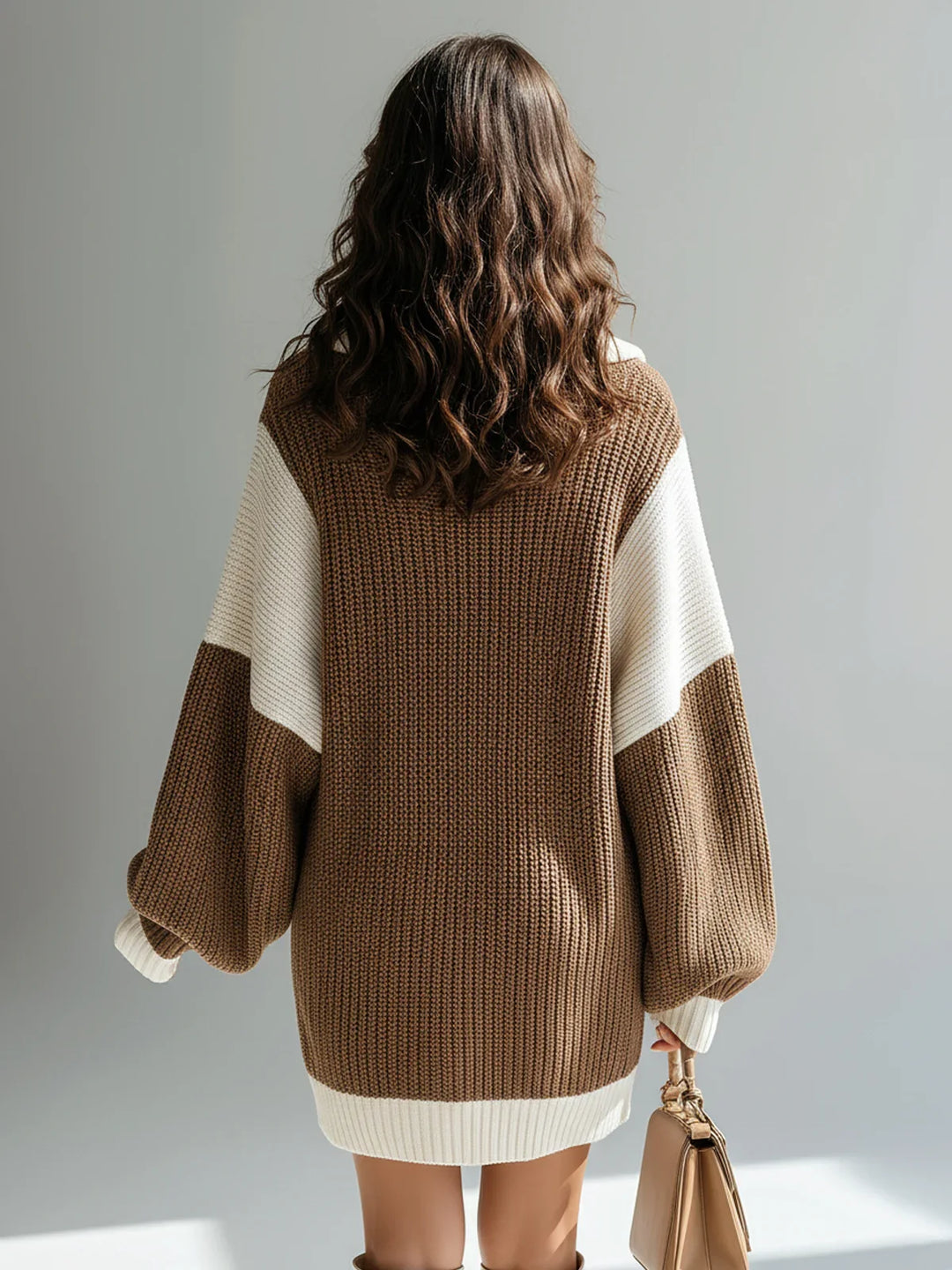 Elspeth Half Zip Sweater Dress