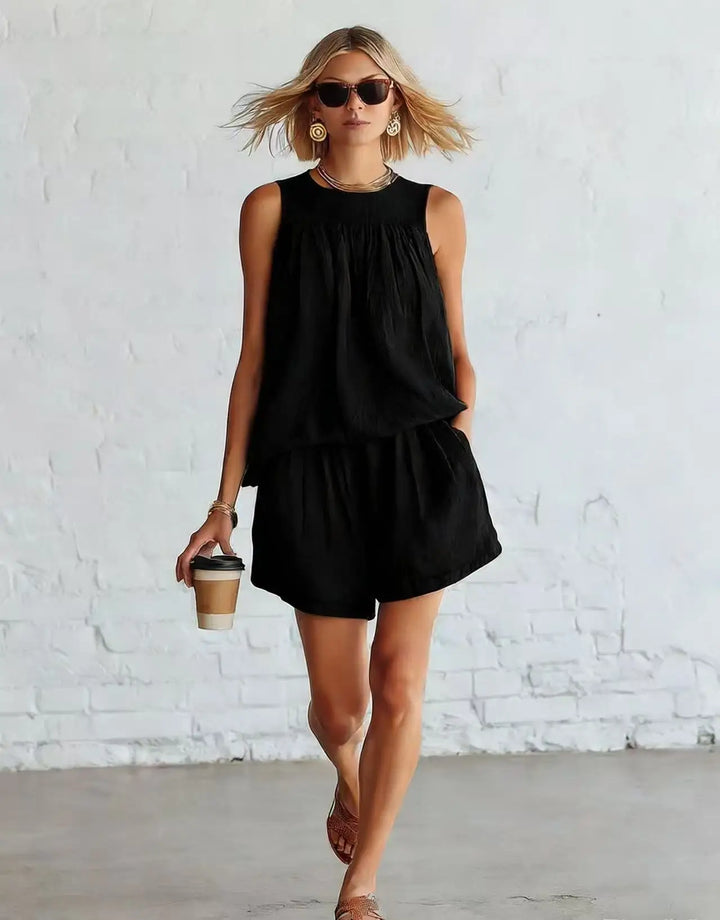 Maren Casual Relaxed Shorts Set