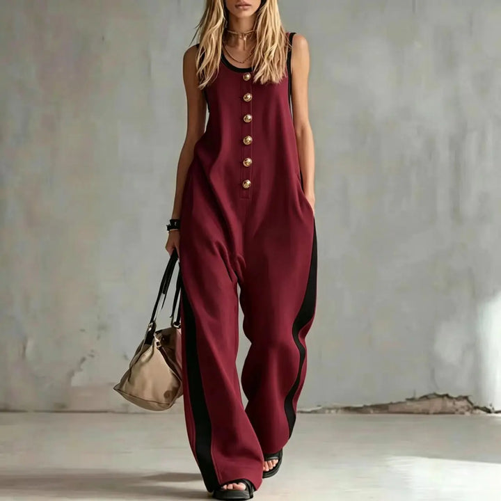 Elodie Sophisticated Wide Leg Jumpsuit