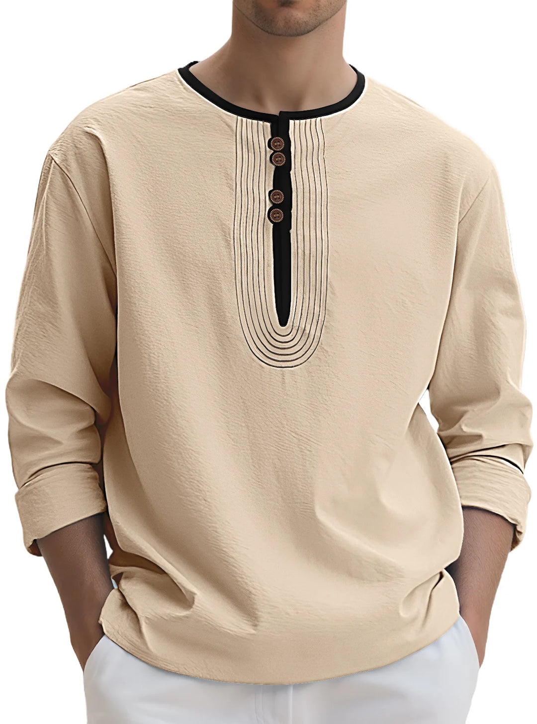 Holden Long Sleeve Henley Shirt
