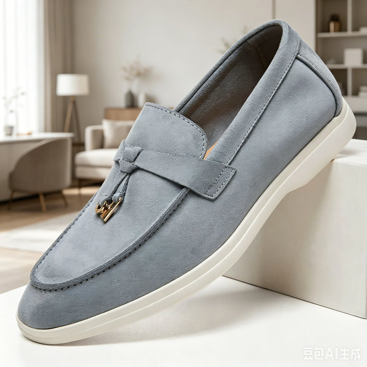 Harrison Suede Tassel Loafers