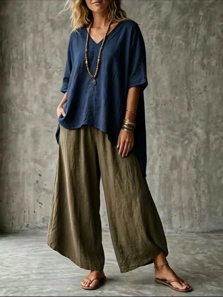 Noelle Linen Blend Co-Ord Set