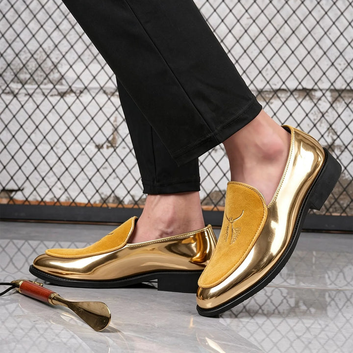 Cassian Metallic Embroidered Loafers