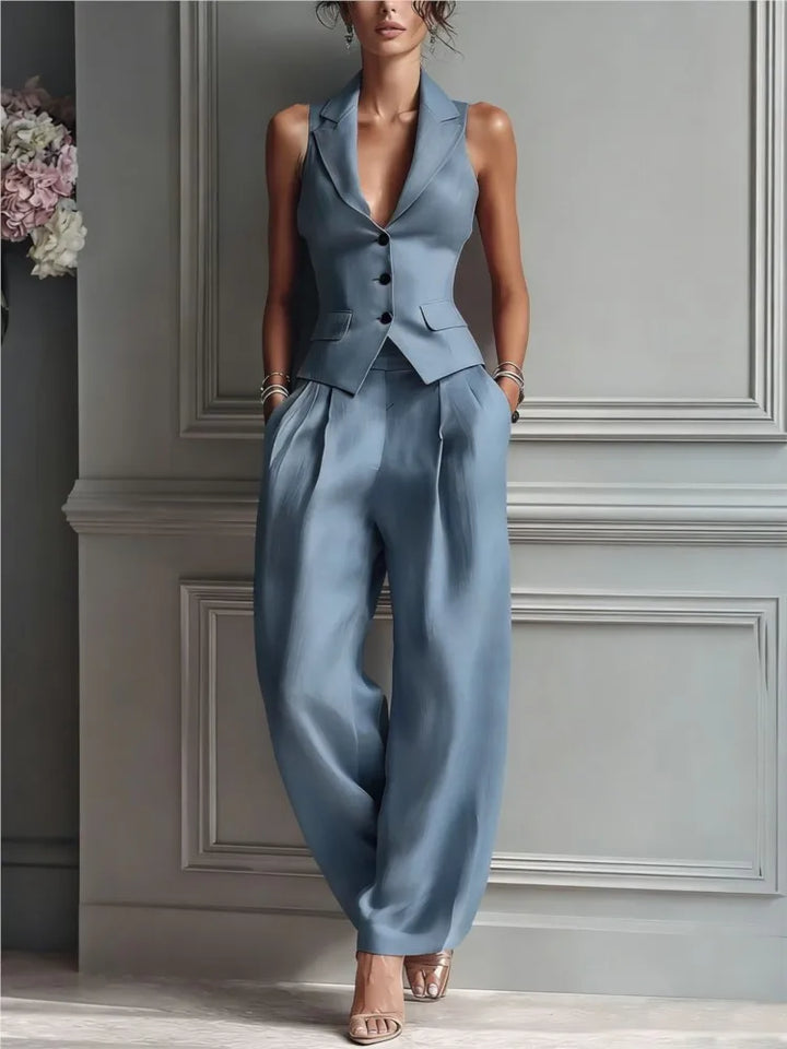 Camille Elegant Tailored Two-Piece Set