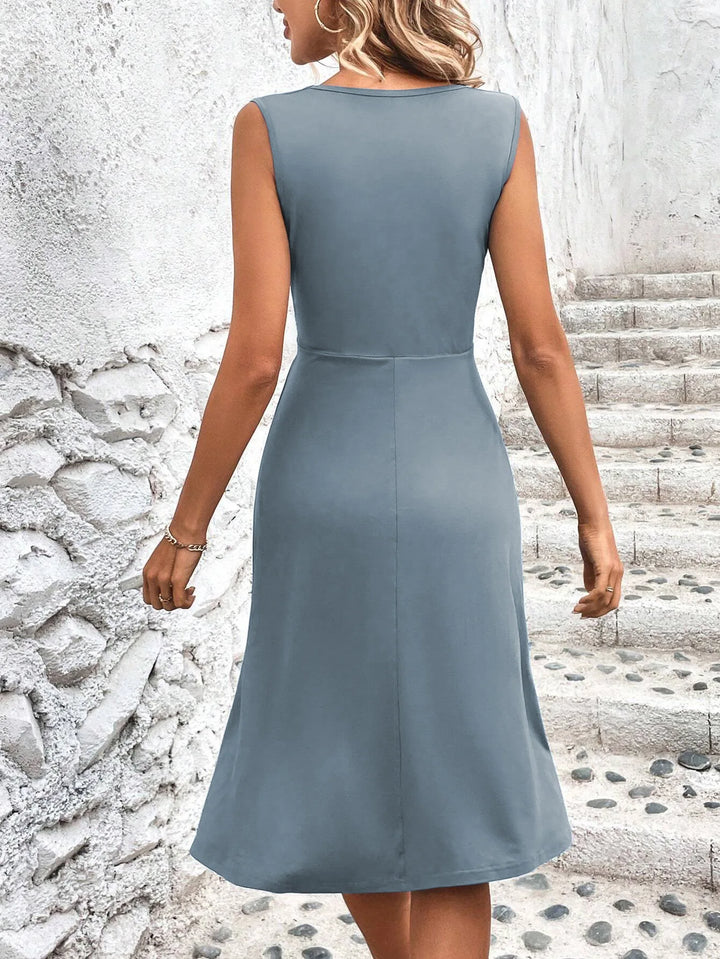 Kendall Elegant Tummy Coverage Midi Dress