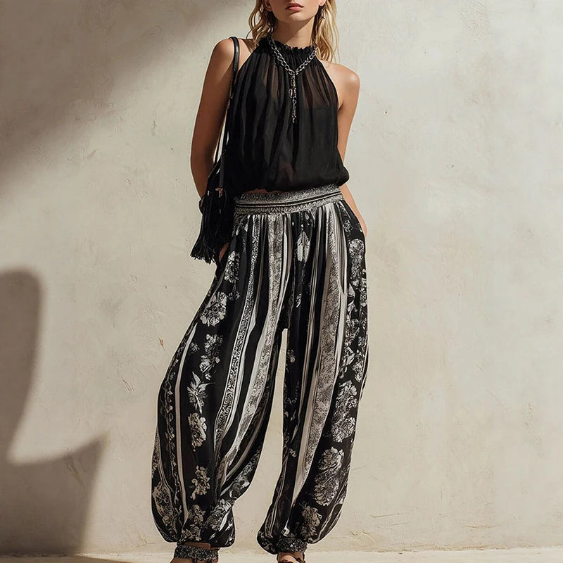 Elodie Printed Wide Leg Set