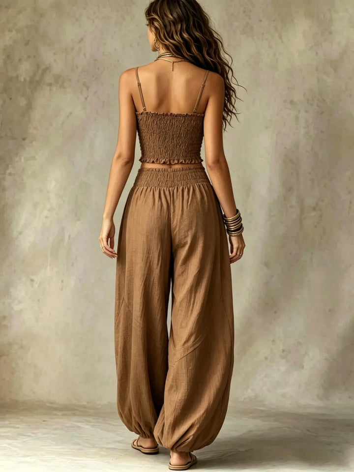 Harlow Wide Leg Two-Piece Set
