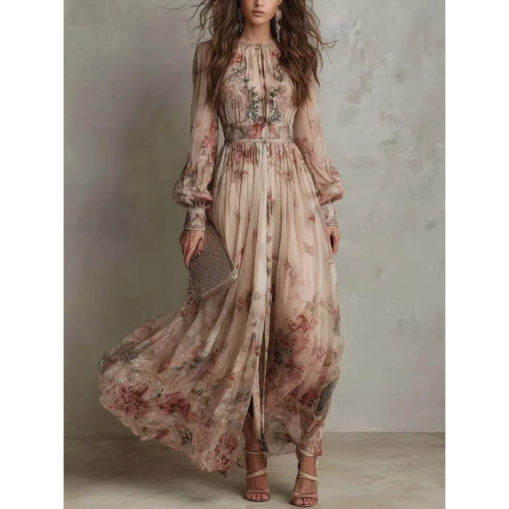 Adelaide Vintage Floral Maxi Dress