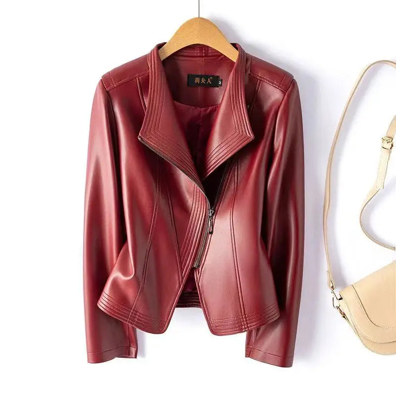 Elowen Sheepskin Moto Jacket