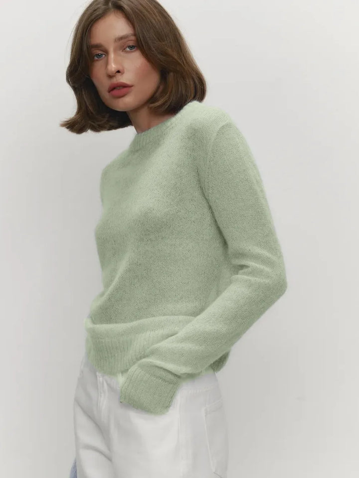 Elodie Mohair Knit Sweater