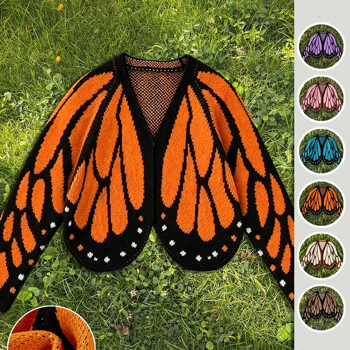 Josie Open Front Butterfly Cardigan